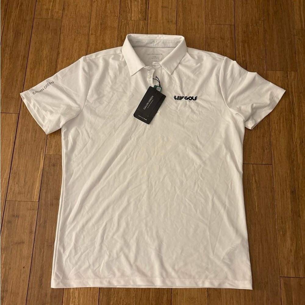 LIV golf men’s large adult pga tour Gavin green polo